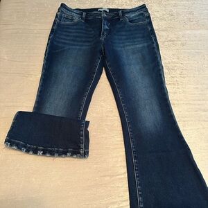 Kancan Women mid-rise flare jeans size 32 gently worn